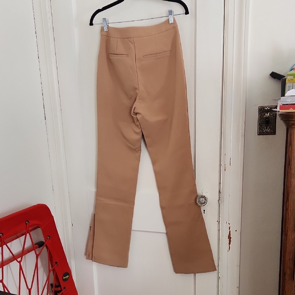 Jason Wu Camel Flare Women's Pants - Picture 5 of 5